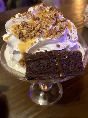 Brownie salted caramel soft serve  at Rebel Rebel in Dordrecht