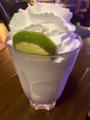Booze shake: vanilla shake with lemon and limoncello  at Rebel Rebel in Dordrecht