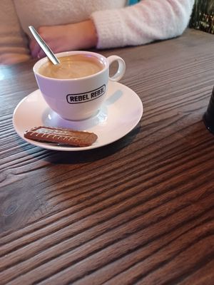Flat white at Rebel Rebel in Dordrecht