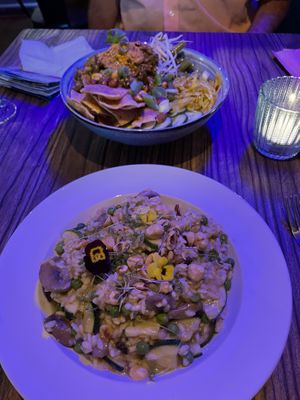 Rendang and risotto   at Rebel Rebel in Dordrecht