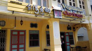 外观古色古香 at 8 Morality Vegetarian Restaurant in Penang