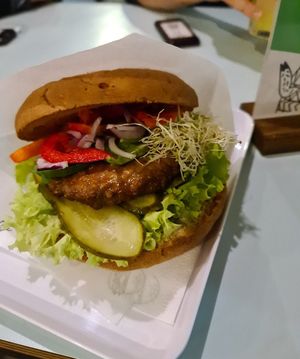 Beyond burger at Krowarzywa - Marszalkowska in Warsaw