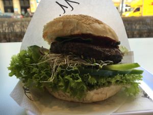 burger of the month March 2017 at Krowarzywa - Marszalkowska in Warsaw