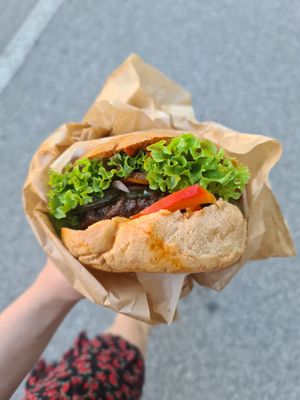 Beyond burger at Krowarzywa - Marszalkowska in Warsaw