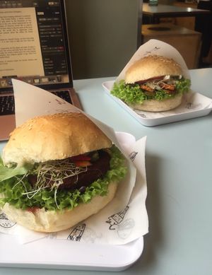 burger of the month at Krowarzywa - Marszalkowska in Warsaw