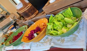 part of the buffet (there's way more) at Linnes Rashult in Almhult