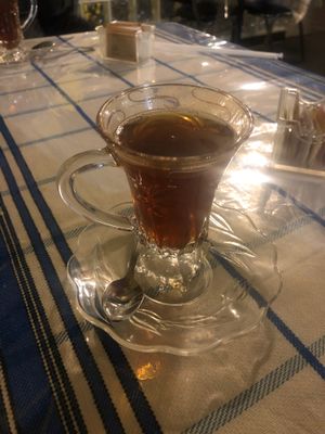 Cinnamon tea at Gojo Ethiopian in Phoenix