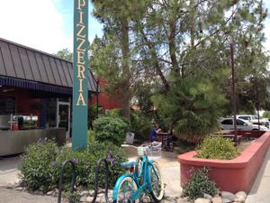 outside patio/ eating area  at La Grande Orange in Phoenix