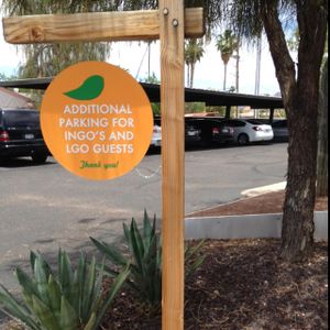 the spill-over parking lot  at La Grande Orange in Phoenix