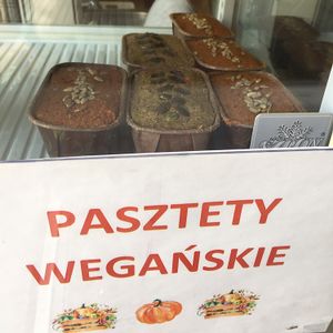 vegan cakes  at BioBazar in Warsaw