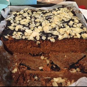 Vege Kiosk shop - sugar and gluten free vegan cake! at BioBazar in Warsaw