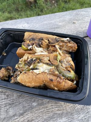 Tempeh hoagie at Mellow Mushroom in Asheville