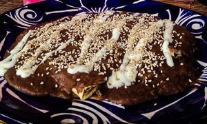 enfrijoladas at Temictli - Hipodromo in Mexico City