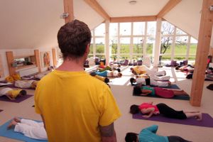 Yoga Class at Yoga Vidya in Wangerland