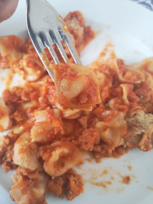 Tortellini al ragù at Hotel St. Moritz in Rimini