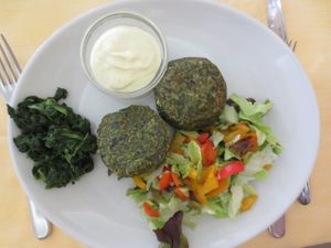 Example for vegan food served at Hotel St. Moritz at Hotel St. Moritz in Rimini