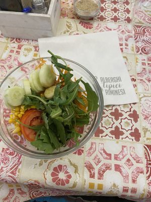 Insalata da free flow  at Hotel St. Moritz in Rimini