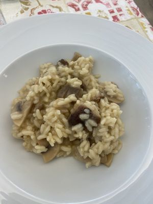 Risotto ai funghi  at Hotel St. Moritz in Rimini