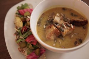 Soup & bread at Anat in Groningen