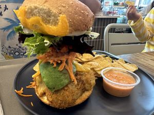 Artichicken sandwich  at Plant Theory in Miami