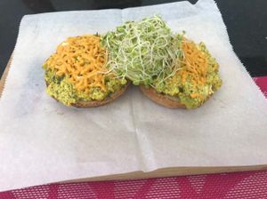 missing egg melt at Plant Theory in Miami