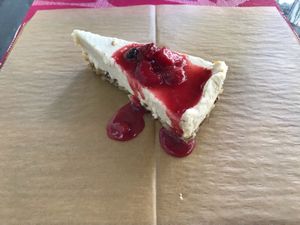 Cheesecake!!!! Delicious!!! at Plant Theory in Miami