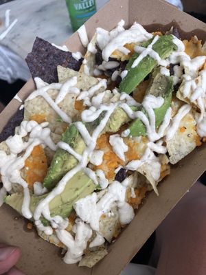 Jackfruit nachos at Plant Theory in Miami