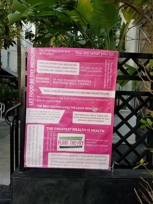 Food for thought. at Plant Theory in Miami