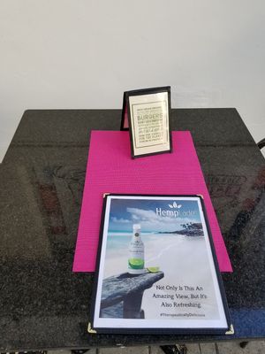 Look for pink placemats. at Plant Theory in Miami