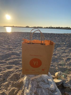 Bought some fig balsamic dressing and granola  at Yi in Athens