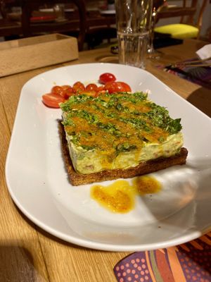 Avocado Tart!  at Yi in Athens