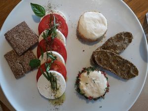 amazing cheeze platter at Yi in Athens