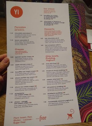 A huge selection of healthy but equally yummy desserts at Yi in Athens