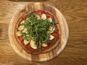 Vegan pizza  at Yi in Athens