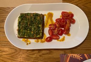 Avocado 🥑 tart  at Yi in Athens