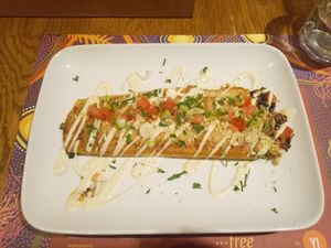 Forest crepe - mushrooms, vegetables, buckwheat crepe  < 3 at Yi in Athens