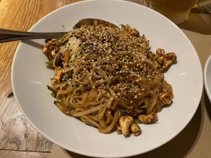 Asian pasta  at Yi in Athens