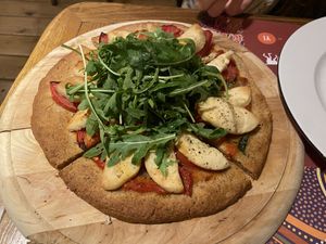 Pizza Margherita  at Yi in Athens