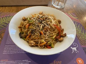 Asian pasta  at Yi in Athens
