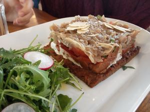 Raw lasagna at Yi in Athens