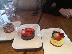 Desserts at Yi in Athens