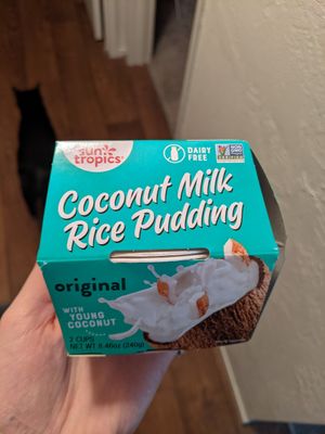 Vegan rice pudding at First Alternative Co-op North Store in Corvallis