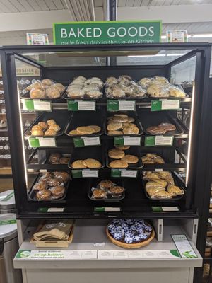 Many options for vegan baked goods at First Alternative Co-op North Store in Corvallis