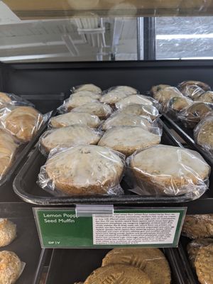 Vegan lemon poppyseed muffins at First Alternative Co-op North Store in Corvallis