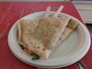 2800 ISK for a crepe with 3 toppings! at Eldur og Is - Fire and Ice in Reykjavik