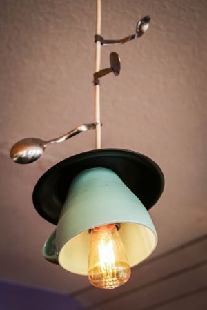 lamp at Eldur og Is - Fire and Ice in Reykjavik