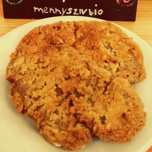 Vegan fried seitan  at Mennyorszag Szive in Budapest