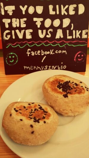 buckwheat bun  at Mennyorszag Szive in Budapest