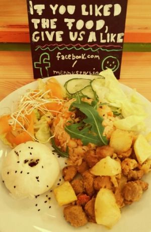 veganmeals at Mennyorszag Szive in Budapest