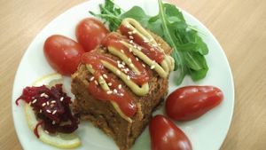 glutenfree beans cake at Mennyorszag Szive in Budapest